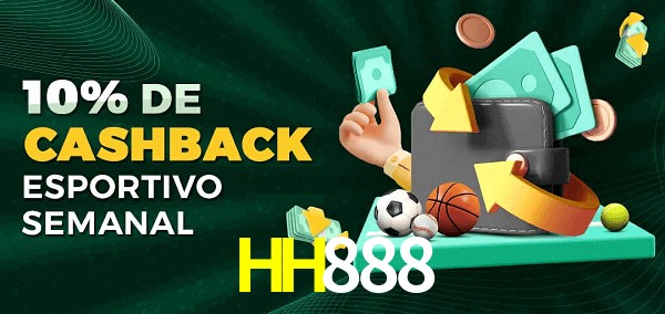 10% de bônus de cashback na HH888